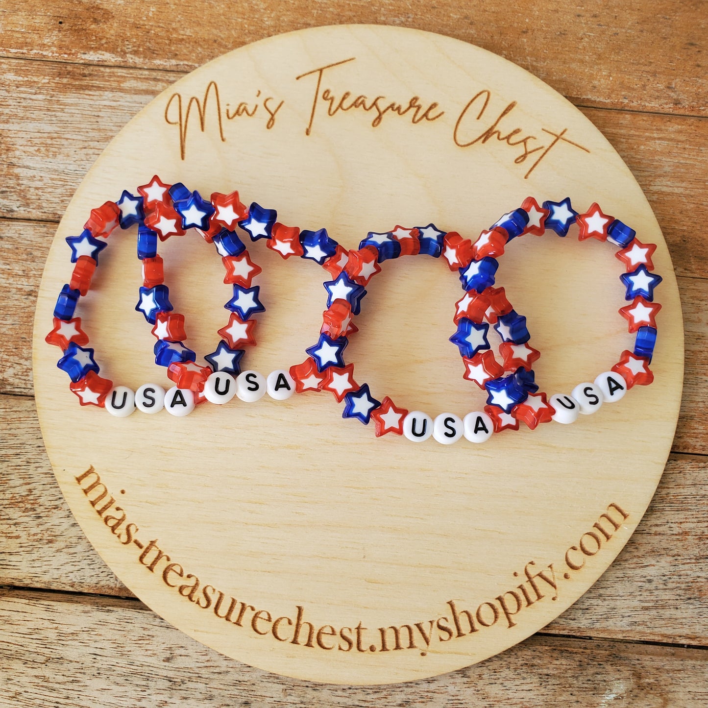 USA Star Bracelets