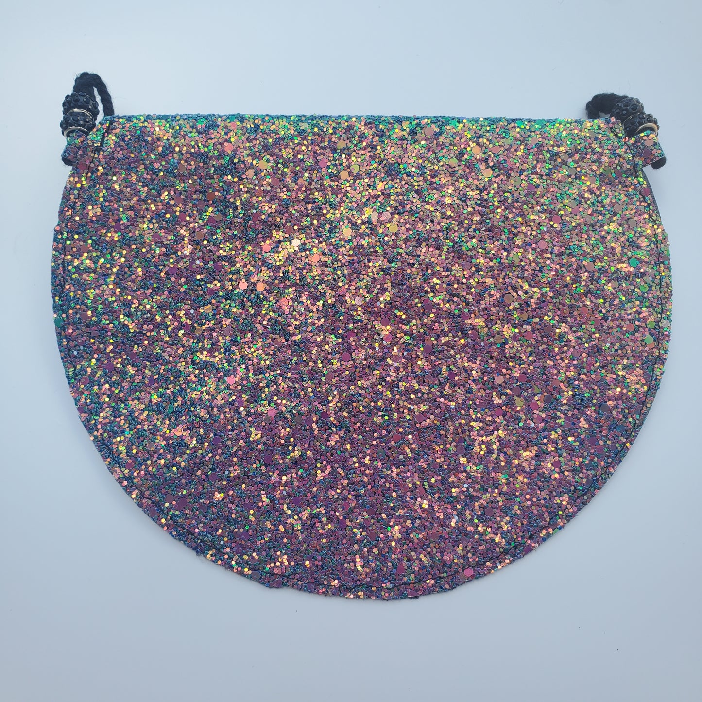 LO Glitter Checkers Purse