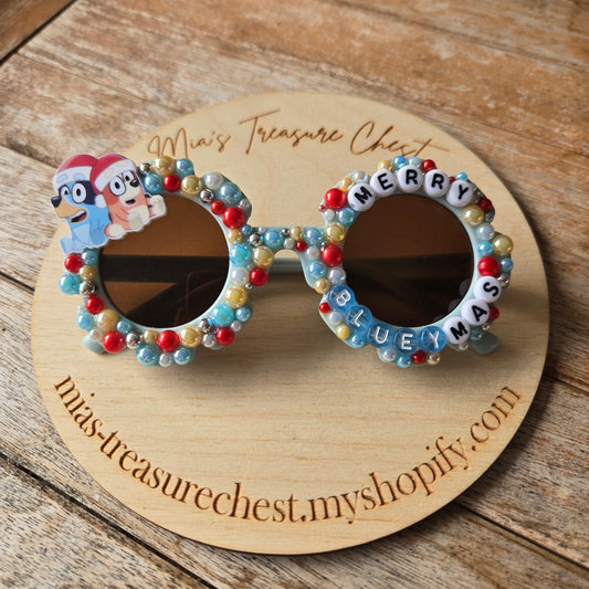 Custom Bluey Christmas Sunnies