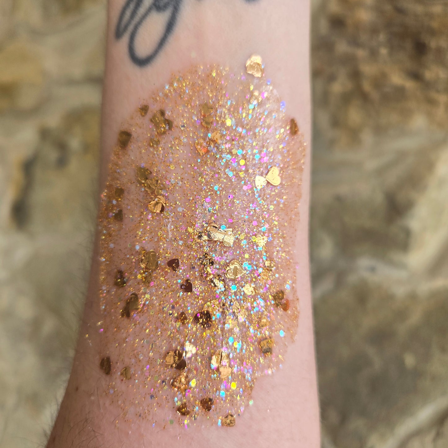 Heart of Gold Glitter