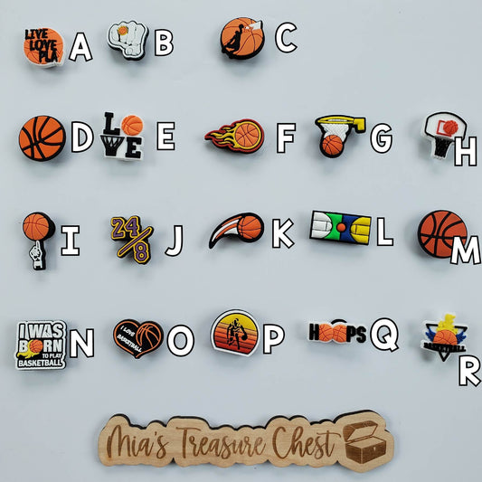 Basketball Croc Charms