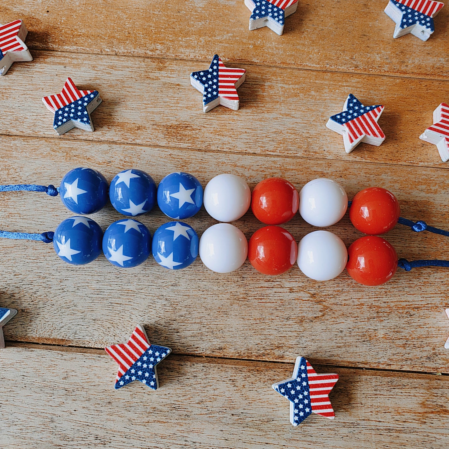 Forever Stars & Stripes Bubblegum Necklace