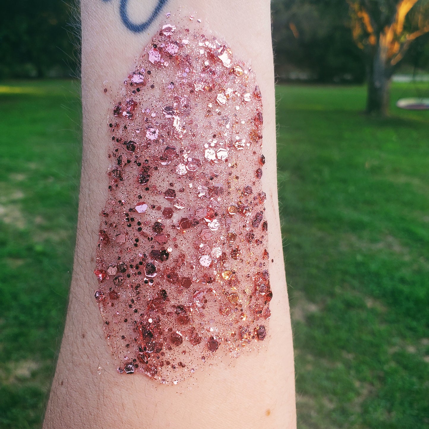 Rose Gold Glitter