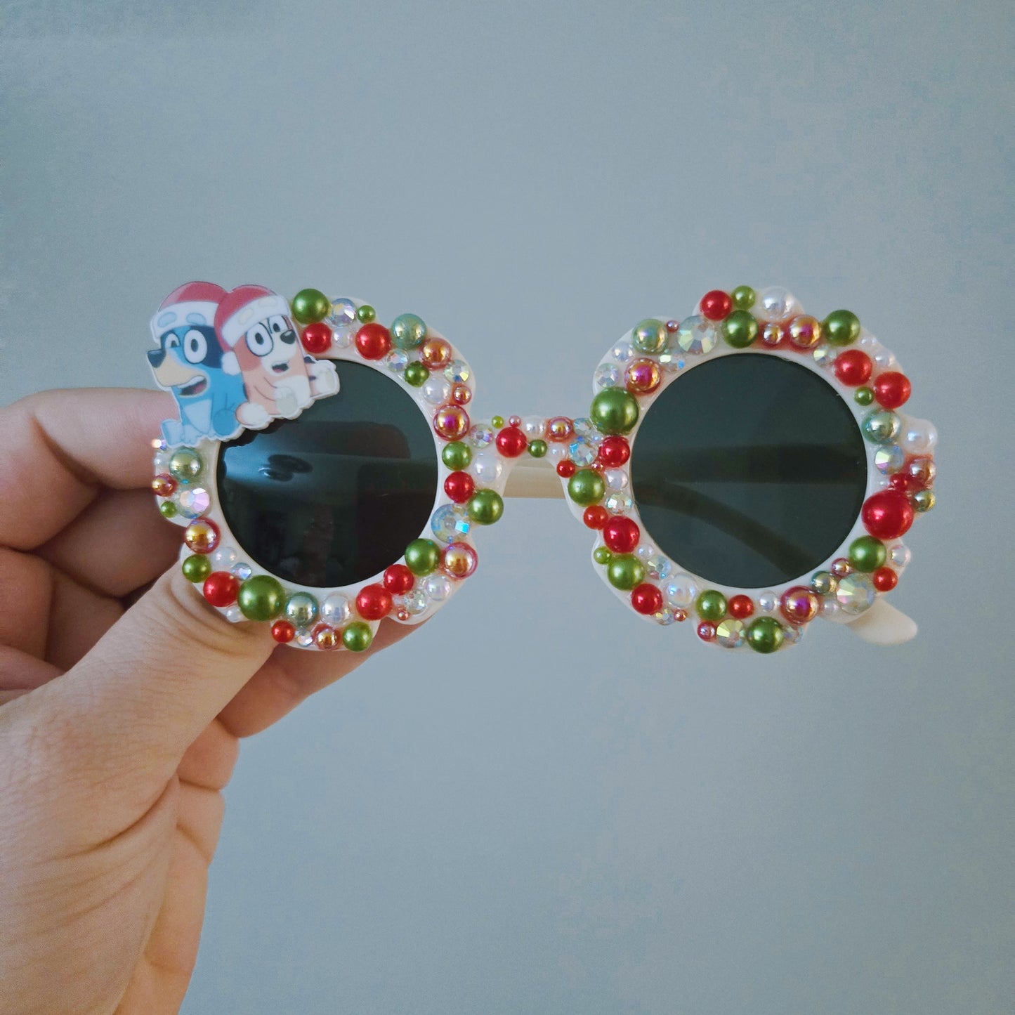 Custom Bluey Christmas Sunnies