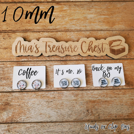 10mm Choice Earrings