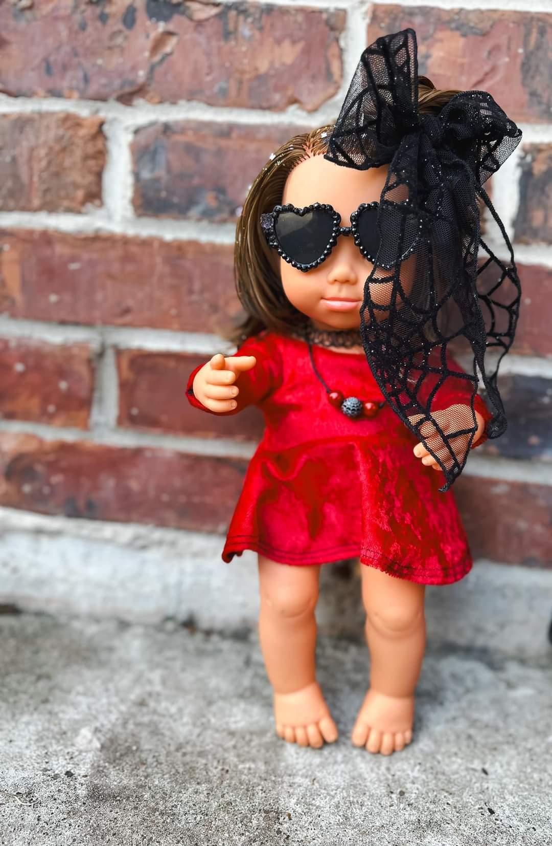 Custom Dollie Vintage Heart Sunnies