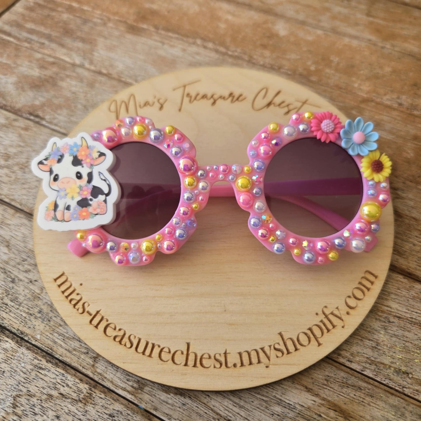 Floral Cow Sunnies